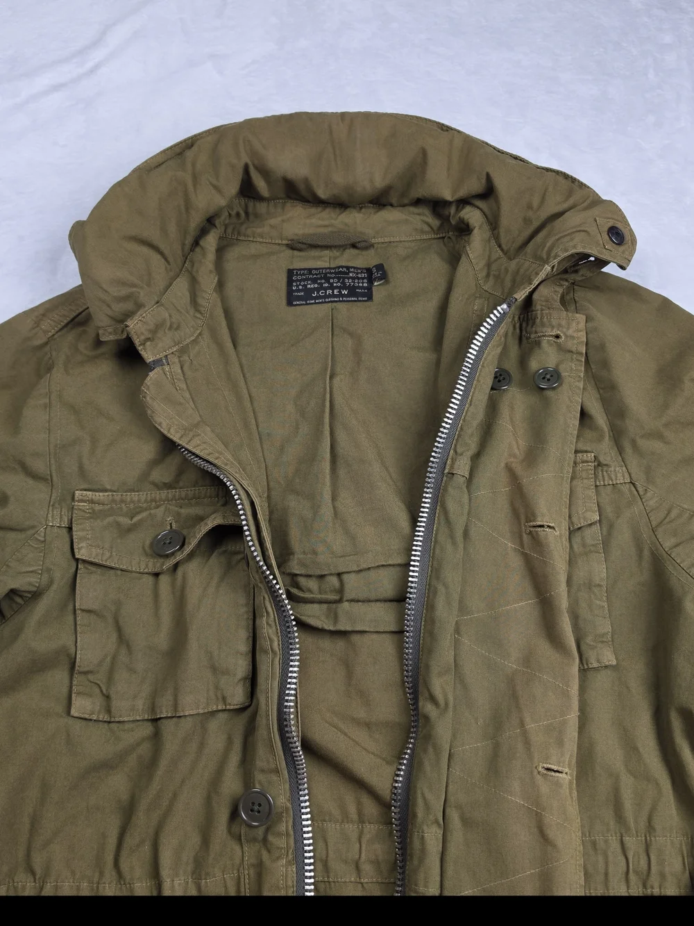 Gorpcore Utility Field Jackey Military Inspired Small Jcrew